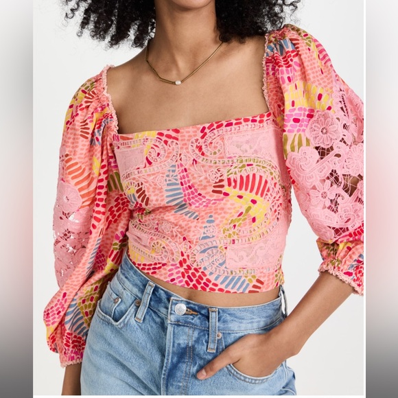 FARM Rio Dotted Bananas Blouse - Picture 1 of 10